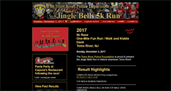 Desktop Screenshot of jinglebellsrun.com