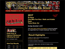 Tablet Screenshot of jinglebellsrun.com